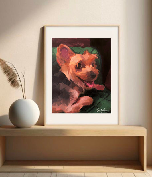 'Yorkshire Terrier' print