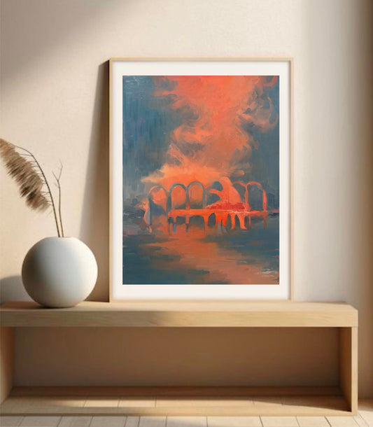 'Sea and Skies' print