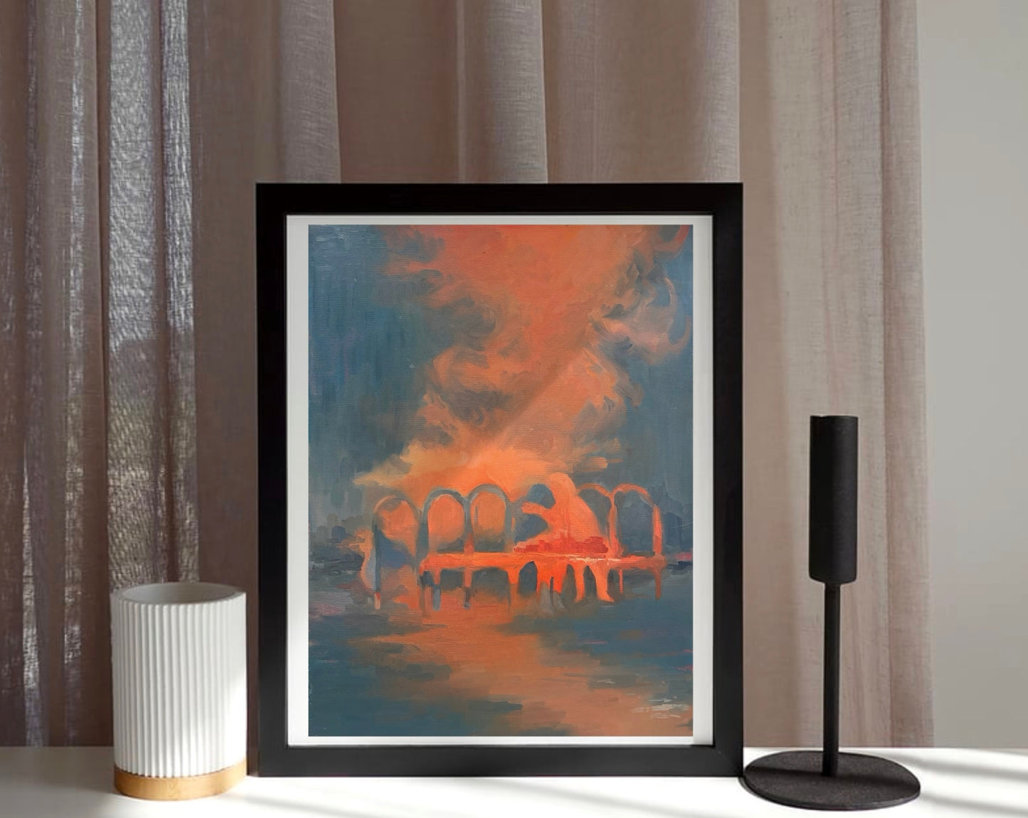 'Sea and Skies' print