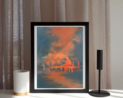 'Sea and Skies' print