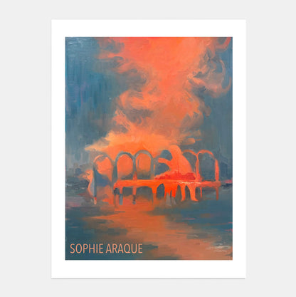 'Sea and Skies' print