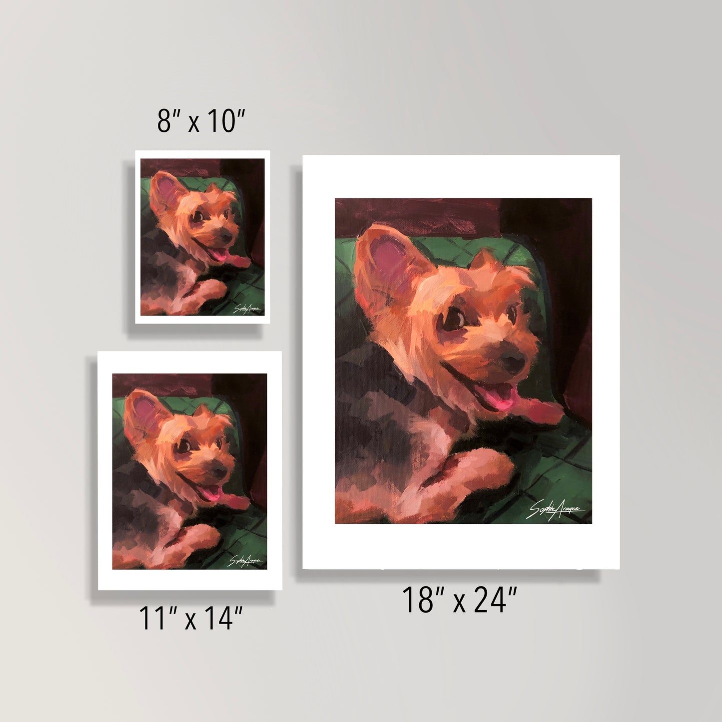 'Yorkshire Terrier' print