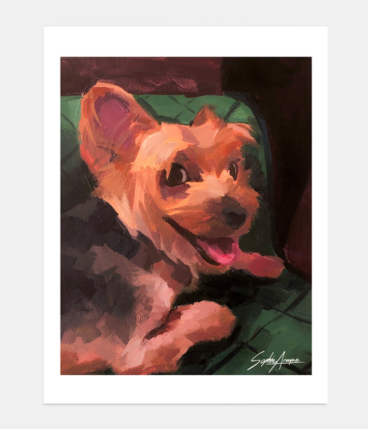 'Yorkshire Terrier' print