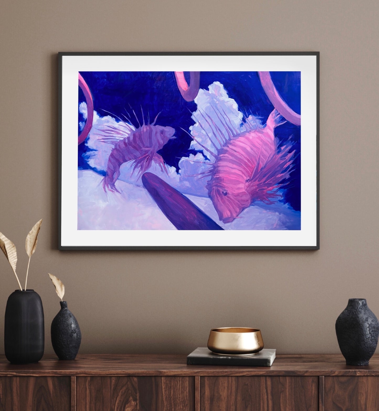 'Lionfish' print